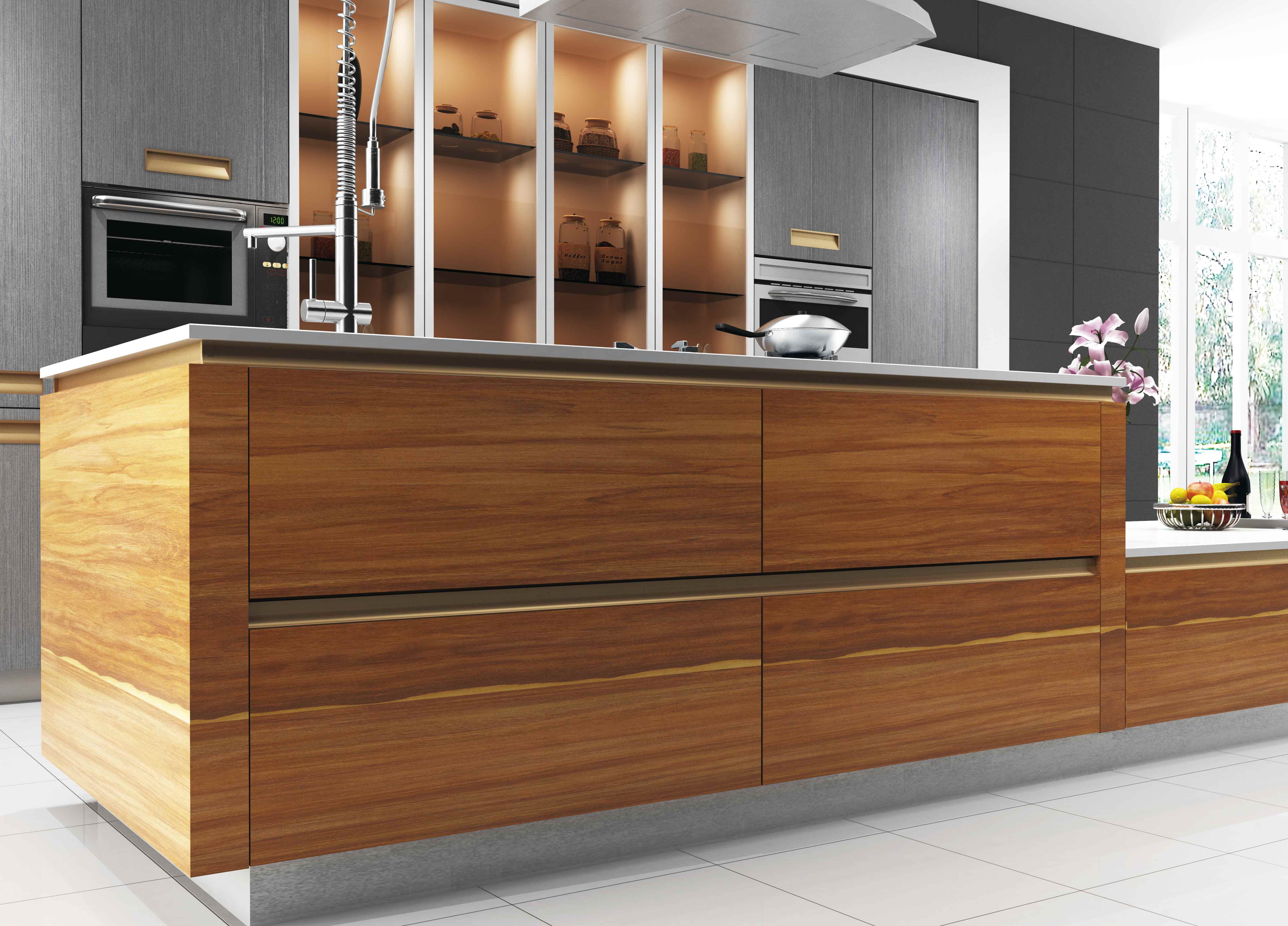 island-meilamine-board-kitchen-cabinet