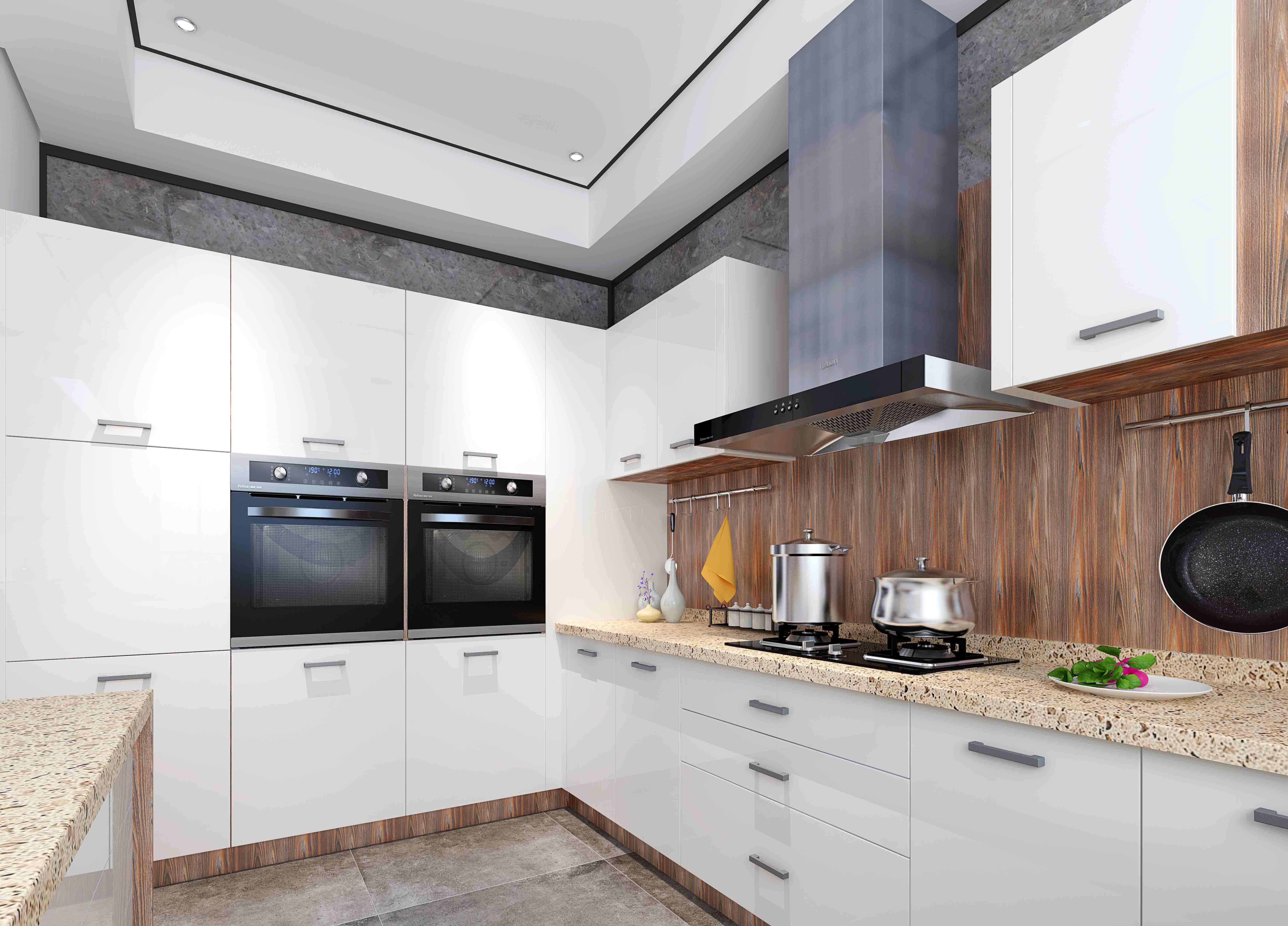 base cabinet melamine kitchen cabinet modern style concise wholesale